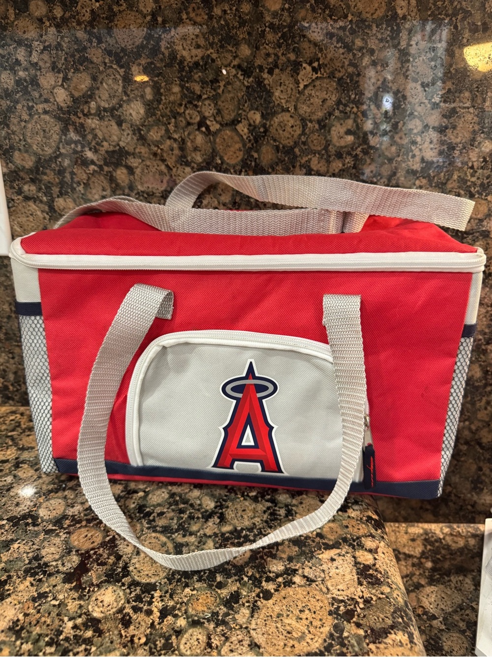 Los Angeles Angels of Anaheim Giveaway Jersey Mike's Red & White Cooler Tote Bag